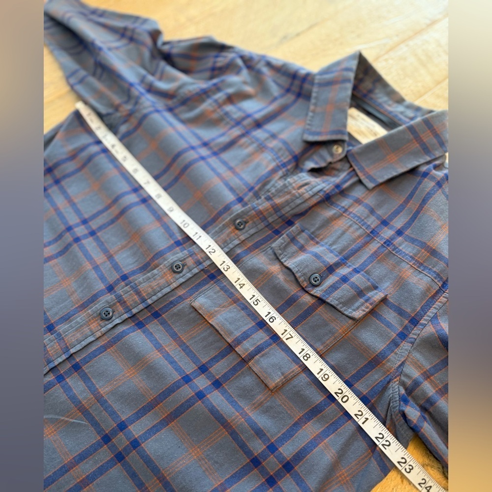 REI Cooperative Cotton Plaid Men's Shirt M - Picture 3 of 8